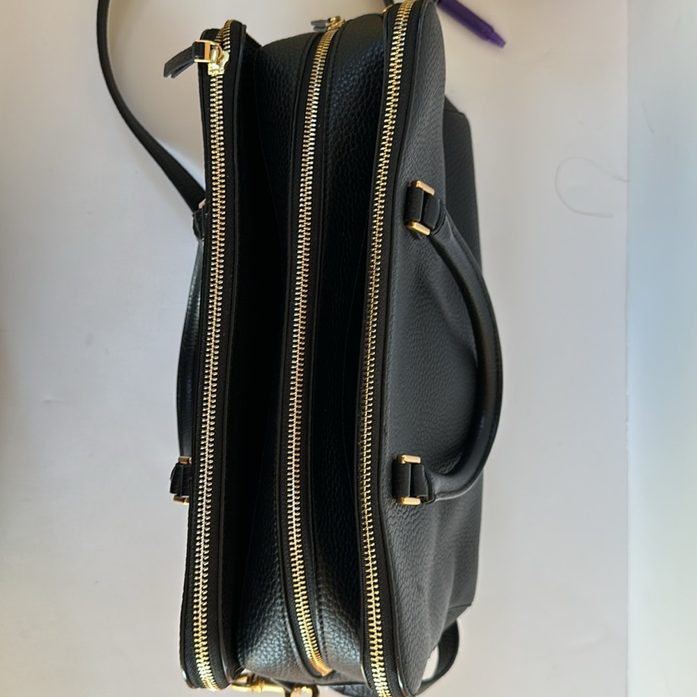 Tory Burch Robinson Satchel - Black - Picture 6 of 16